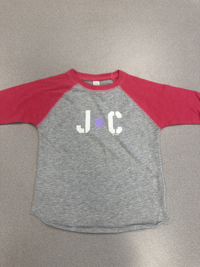 JCD Toddler Pink Raglan