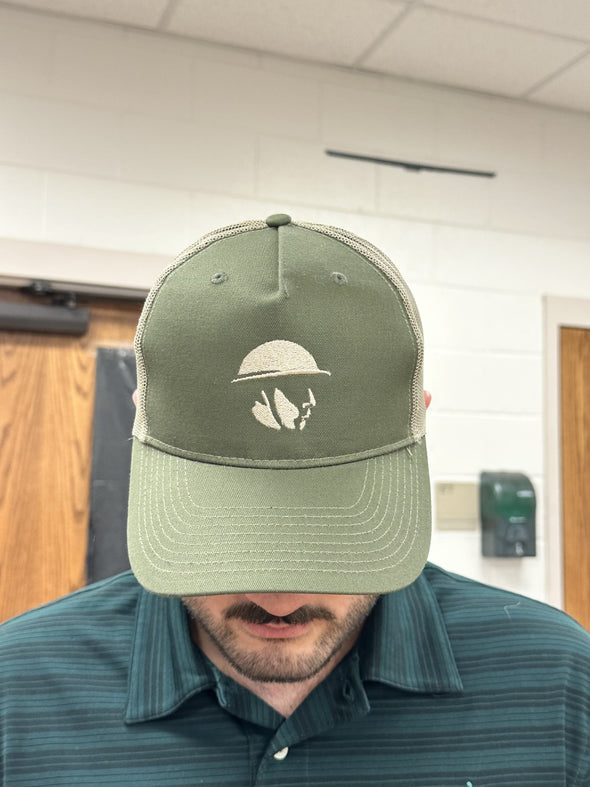 Olive and Green Trucker Hat
