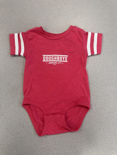 Vintage Hot Pink/White JCD Onesie