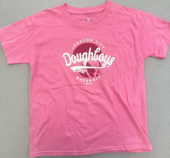 Youth Hot Pink Doughboys Tee