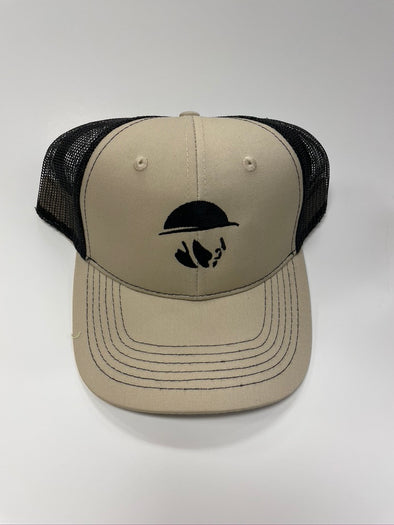 Tan Small Logo Trucker Hat